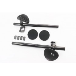 Кермо лежак 22,2/25,4/31,8x340мм, регульований, алюмінієвий, чорний Китай