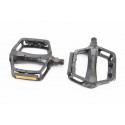 Педали MTB широкие 9/16" (108x100x25mm) алюминиевые, чёрные WP303А Neco