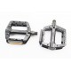 Педали MTB широкие 9/16" (109x93x25mm) алюминиевые, чёрные WP625 Neco