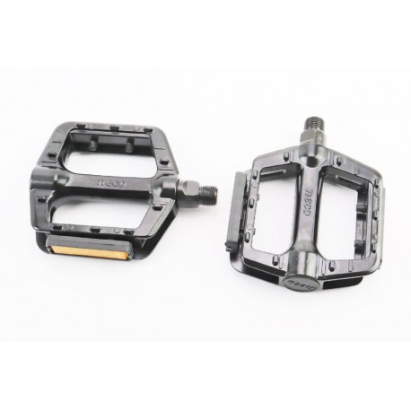 Педали MTB широкие 9/16" (109x93x25mm) алюминиевые, чёрные WP625 Neco