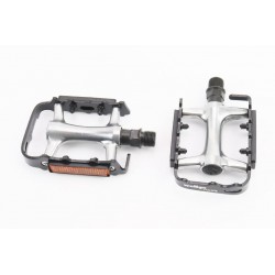 Педалі MTB 9/16" (101x71x23мм) алюмінієві, сріблясто-чорні VM248DU Wellgo