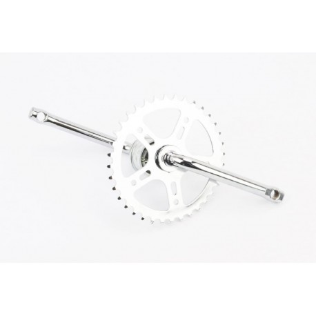 Шатуни "American Type" 127мм 18-20", під педалі 1/2", 36T, каретка з чашками ?43,1мм Китай