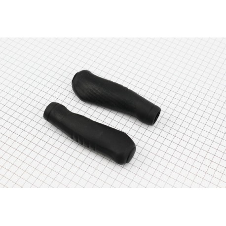 Рукоятки керма 135мм, ергономічні к-кт, чорні VLG-1115AD2 VELO