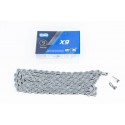Ланцюг приводний 1/2х11/128"х116L 9 швидкостей, сріблястий X9 EPT KMC