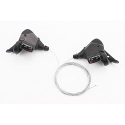 Переключатели (манетка) 3x6 скоростей, чёрные TS38 micro-SHIFT