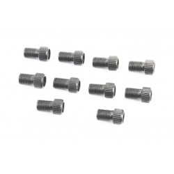 Перехідник шланга насоса з резинкою (золотник Schrader AV-Presta FV) 10шт к-кт, чорні Китай