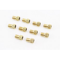 Перехідник шланга насоса з резинкою (золотник Schrader AV-Presta FV) 10шт к-кт Китай