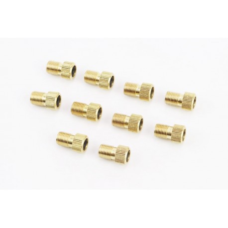 Перехідник шланга насоса з резинкою (золотник Schrader AV-Presta FV) 10шт к-кт Китай