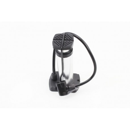 Насос ножной "напольный" алюминиевый, под штуцера Schrader&Presta, H-PU07 Китай