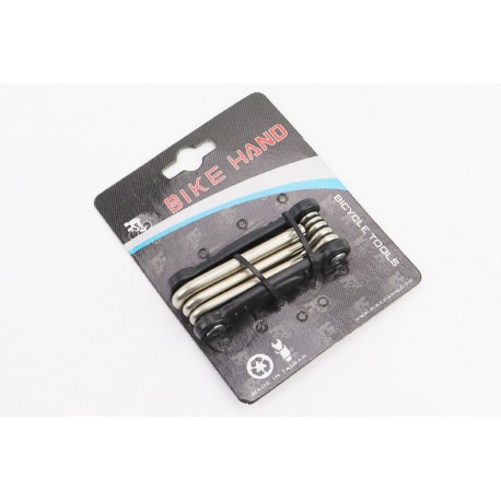 Ключ-набір 8 предметів (Т9,10,15,20,25,27,30,40), YC-282 BIKE HAND