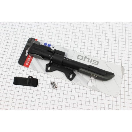 Насос пластмасовий з вузьким манометром, Т-ручкою, чорний GP-43CP GIYO