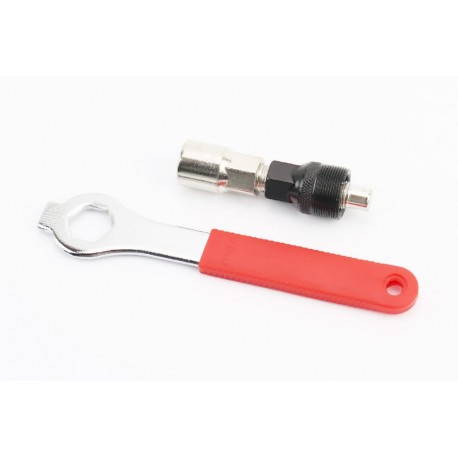 Ключ зняття шатуна з головкою на 14мм, під ключ 16мм, з ручкою KL-9725L Китай