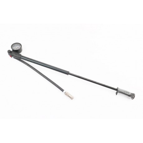 Насос алюмінієвий високого тиску 300 psi/20 bar з манометром, для повітряних амортизаторів і виделок, чорний 2728 Китай