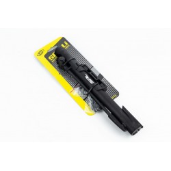 Насос ручной "напольный" пластмассовый, с Т-ручкой, под штуцера Schrader&Presta, чёрный SPM-64 SPELLI