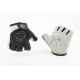 Перчатки без пальців XL з м'якими вставками під долоню, чорно-сірі PEARL iZUMi