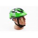Шолом велосипедний підлітковий, 12 вент. отворів, зелений "КАМУФЛЯЖ" AV-021 AVANTI