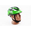 Шолом велосипедний підлітковий, 12 вент. отворів, зелений "КАМУФЛЯЖ" AV-021 AVANTI