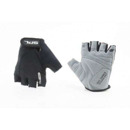 Перчатки без пальців XL з гелевими вставками під долоню, чорні SBG-1457 SPELLI