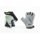 Перчатки дитячі без пальців (3-4 роки) з м'якими вставками під долоню, чорно-сіро-зелені SKG-1553 SPELLI