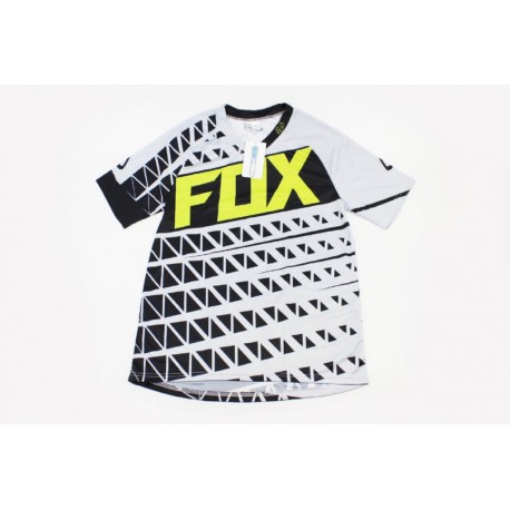 Футболка (Джерсі) чоловіча M-(Polyester 100%), сіро-чорна, НЕ оригінал FOX