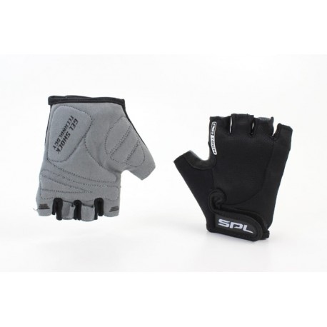 Перчатки без пальців XS з гелевими вставками під долоню, чорні SBG-1457 SPELLI