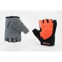 Перчатки без пальців XS з гелевими вставками під долоню, чорно-помаранчеві SBG-1457 SPELLI