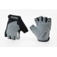 Перчатки без пальців L з гелевими вставками під долоню, чорно-сірі SBG-1457 SPELLI