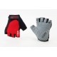 Перчатки без пальців XS з гелевими вставками під долоню, чорно-червоні SBG-1457 SPELLI