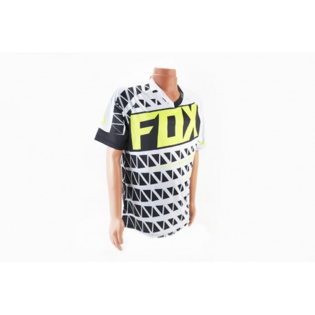 Футболка (Джерсі) чоловіча M-(Polyester 100%), сіро-чорна, НЕ оригінал, тип 2 FOX