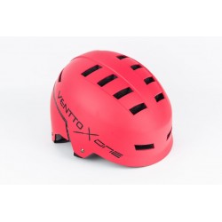 Шолом велосипедний підлітковий BMX M (55-58см), 16 вер. отворів, червоний VENTTO XONE Китай