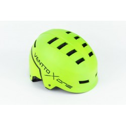 Шолом велосипедний підлітковий BMX M (55-58см), 16 вер. отворів, салатовий VENTTO XONE Китай