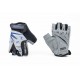 Перчатки детские без пальцев (4-6 лет) с мягкими вставками под ладонь, чёрно-серо-синие SKG-1553 SPELLI