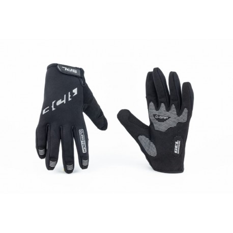 Перчатки S с гелевыми вставками под ладонь, чёрно-серые CLIMA TECH SBG-1932 SPELLI