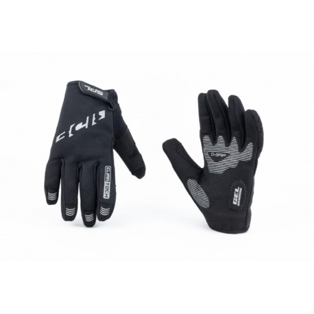 Перчатки M з гелевими вставками під долоню, чорно-сірі CLIMA TECH SBG-1932 SPELLI