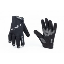 Перчатки L з гелевими вставками під долоню, чорно-сірі CLIMA TECH SBG-1932 SPELLI