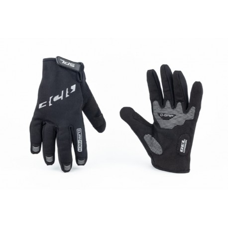 Перчатки L з гелевими вставками під долоню, чорно-сірі CLIMA TECH SBG-1932 SPELLI