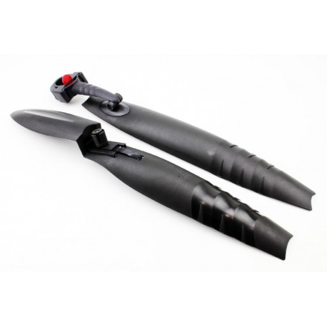 Крила пластмасові 24-26" MTB швидкознімні, чорні H-N07 Китай