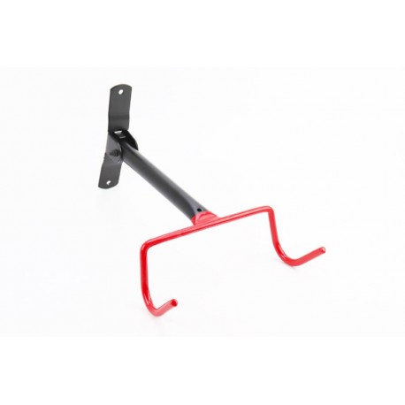 Кріплення велосипеда за раму до стіни складане, чорно-червоне HS-017 (без дюбелів) Китай