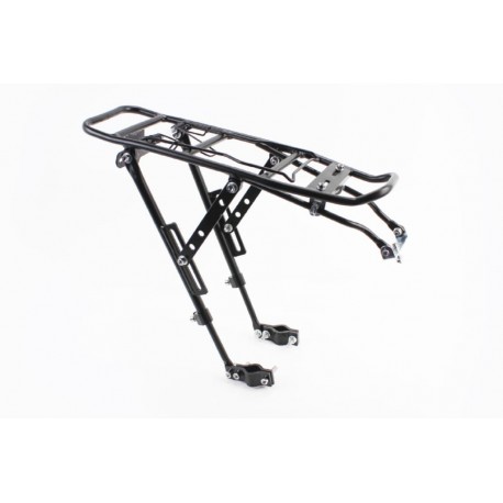 Багажник 24-29" алюмінієвий, регульоване кріплення, під Disk-brake, чорний HS-H023 Китай