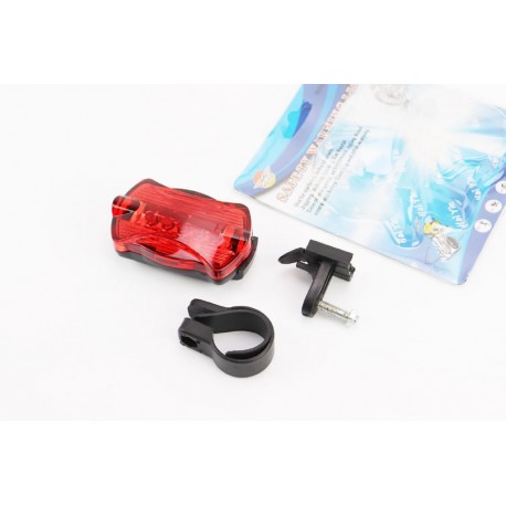 Ліхтар задній 5 діодів, HY-198 (без батарейок) Китай