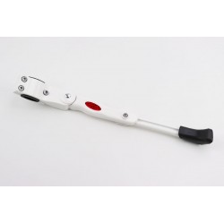 Підніжка 26-29" задня, телескопічна, кріпл. за перо рами, алюмінієва, біла HS-001 Китай