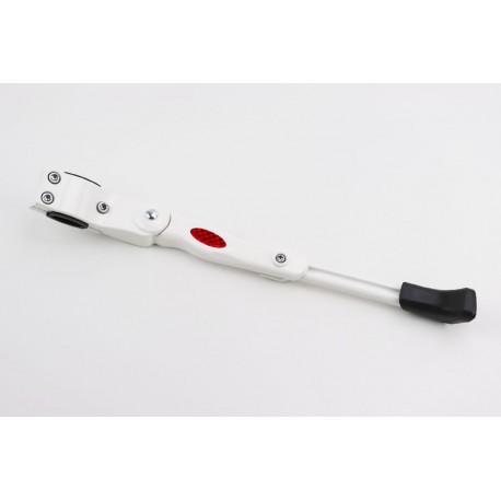 Підніжка 26-29" задня, телескопічна, кріпл. за перо рами, алюмінієва, біла HS-001 Китай