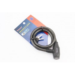 Замок протиугінний тросовий 800х10мм під ключ, TY420 Tonyon