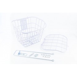 Кошик передній 26" з кришкою, білий YZ-061 Китай