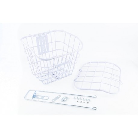 Кошик передній 26" з кришкою, білий YZ-061 Китай