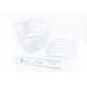 Кошик передній 26" з кришкою, білий YZ-061 Китай