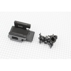 Держатель телефона на руль, регулируемый, чёрный X6 Китай