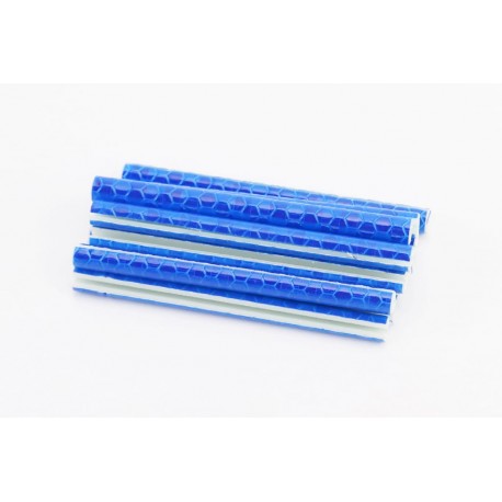 Светоотражатели на спицы 5х75мм, 12шт к-кт, синие JY-1201 Китай