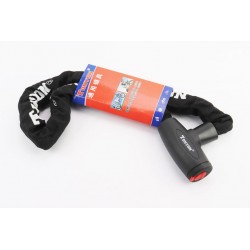 Замок протиугінний ланцюговий 900х8мм під ключ, чорний TY715D Tonyon