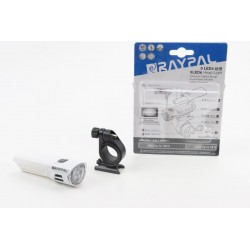 Ліхтар передній 5 діодів, білий RPL-2225-5 (без батарейок) RAYPAL